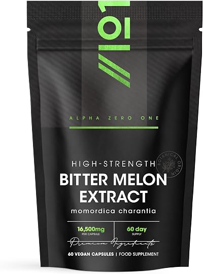ALPHA01 Bitter Melon Extract 16,500mg 60 Vegan Capsules 2 Months