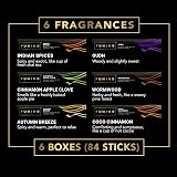 Fumino Handmade Incense Sticks 84 Pieces Fireside & Frost Bundle view 2