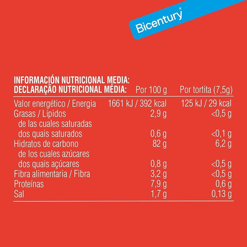 - Tortitas de arroz integral (12 unidades)