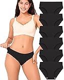 BAMBOO COOL Women's No Show Bikini Seamless