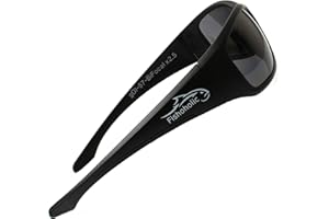 Fishoholic Polarized Bi-Focal Fishing Sunglasses with Reader Magnification (1.5x, 2.0x, 2.5x Options) and UV400 Protection