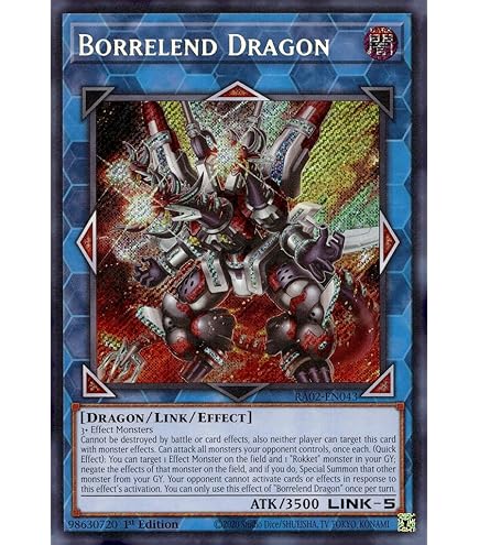 Amazon.com: YU-GI-OH! Borrelsword Dragon (Alternate Art) (Silver) -  BLC1-EN023 - Ultra Rare