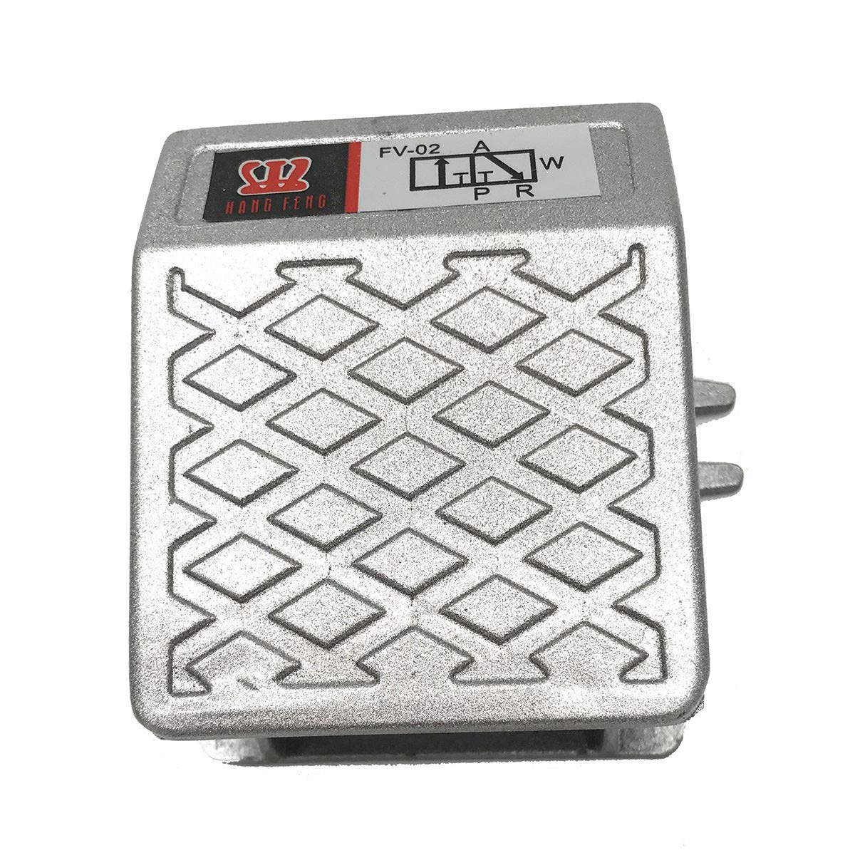 XMHF Pneumatic Foot Pedal Valve 2 Way 2 Position Air Pedal Valve Foot Control Switch 1 Piece