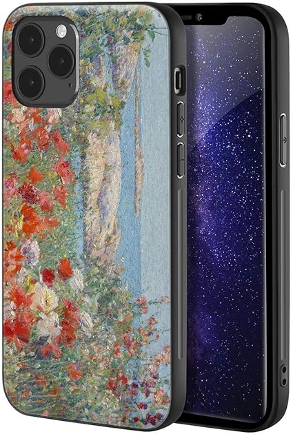 Amazon Childe Hassam Iphone 12 Pro Max用ケース ファインアート携帯電話ケース 高解像度ジクレーレベルuv複製プリント 携帯電話カバー セリア タクスターの庭園 ショールズ諸島 スクリーンプロテクター 通販
