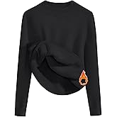 Zeagoo Women's Fleece Sherpa Lined Sweater Mock Neck Long Sleeve Thermal Shirt 2026 Fall Winter Fuzzy Knit Jumper Tops S-XXL
