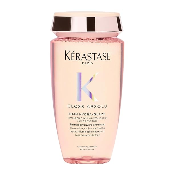 KERASTASE GLOSS ABSOLU HIGH-SHINE ANTI-FRIZZ SHAMPOO – CLEANSES & REVEALS ULTIMATE SHINE, FOR GLOSSY & BOUNCY HAIR, 8.45 FL OZ
