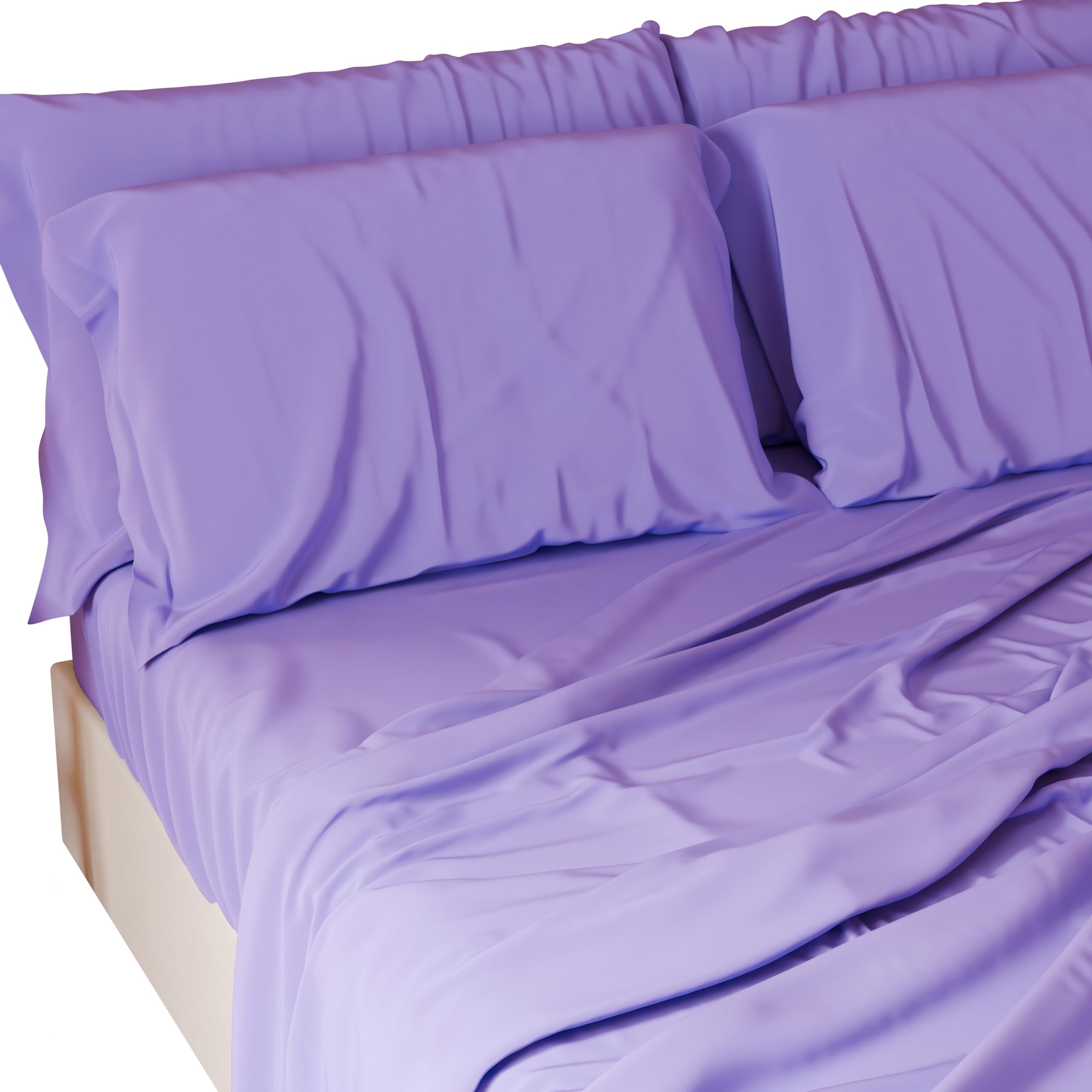 PETTI Artigiani Italiani - Cotton Double Duvet Cover Set, Purple, 100% Made in Italy