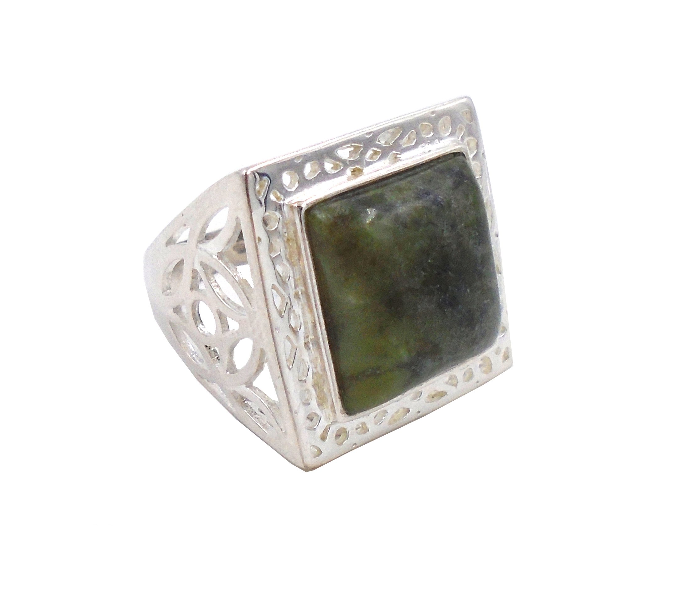 Connemara Irish Marble Square Ring #20135-9