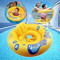 Mizijia Baby Schwimmsitz Mit Doppelgriff - PVC Schwimmring 6-36 Monate