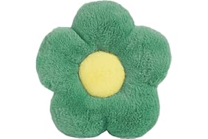 QWINEE Soft Dog Cat Bed Mat Flower Pillow Flower Shaped Throw Pillow Butt Cushion Room Bedroom Sofa Chair Decor Cosy Sleeping Bed Pillow for Small Medium Dog Puppy Kitten Kitty(Sage Green 19")