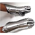 Metal Armour Hand Gloves Pair with Inviting Decor Appeal-(36302) halloween Gloves