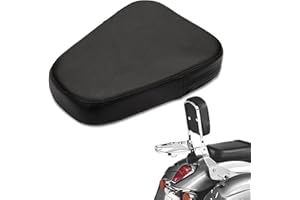 Universal Motorcycle Leather Rear Sissy Bar Backrest Cushion Pad for Most of the Bikes/Custom Bikes/Choppers/Touring/Crusier(