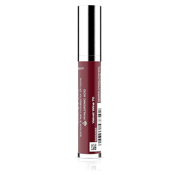 NEUTROGENA HYDRO BOOST MOISTURIZING LIP GLOSS, HYDRATING NON-STICK AND NON-DRYING LUMINOUS TINTED LIP SHINE WITH HYALURONIC ACID TO SOFTEN AND CONDITION LIPS, 70 VELVET WINE, 0.10 OZ