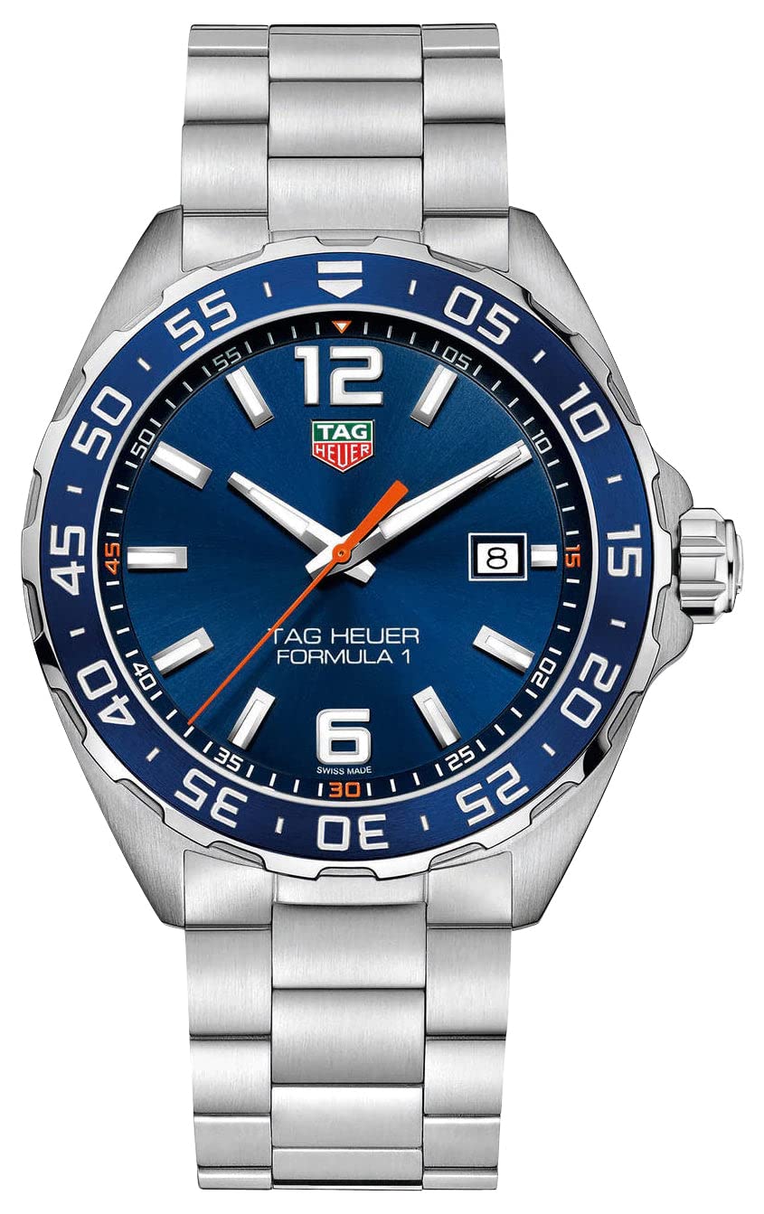 TAG Heuer Men's Analogue Quartz Watch with Stainless Steel Strap WAZ1010.BA0842