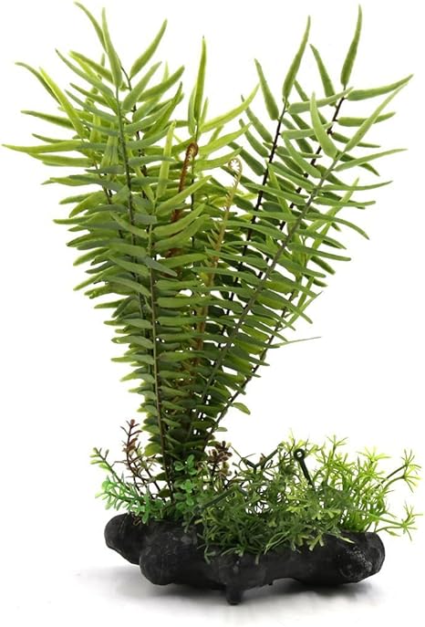 Amazon Co Jp Honana 造花 装飾 グリーンプラスチックテラリウム水槽は爬虫類と両生類のための観葉植物植物 リアル 人工観葉植物 ホーム キッチン