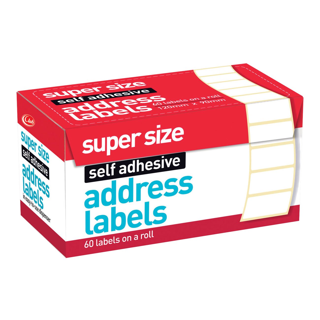 60 Large Self Adhesive Address Labels 90 x 120mm