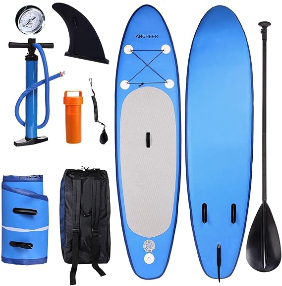 ANCHEER Inflatable Stand Up Paddle Board 10', NonSlip