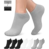 FuelMeFoot 7 Pairs Ankle Socks for Women Viscose Bamboo No Show Socks Classic Low Cut Casual Socks for Running, Athletic