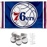 Philadelphia 76ers Banner and Tapestry Wall Tack Pads