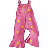 Rtnnsbbfcm Toddler Baby Girl Easter Outfit Bunny Overalls Bell Bottoms Rabit Romper Jumpsuit 0-5 Years Old Clothes