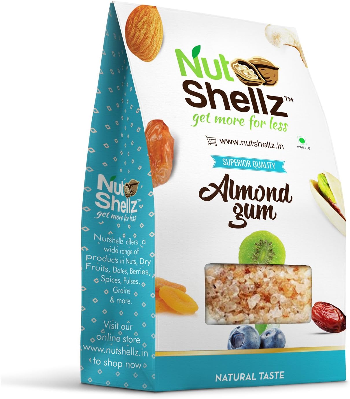 Nutshellz Almond Gum/Badam Pisin, 1 kg