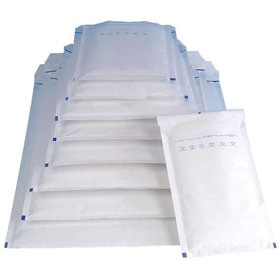 50 Luftpolsterversandtaschen Luftpolstertaschen Gr. A/1 weiß ( 120 x 175 mm ) DIN A6