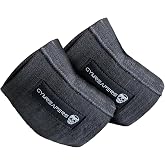 Gymreapers Elbow Compression Cuff for Weightlifting, Powerlifting &ndash; Support &amp; Relief for Tendonitis, Stability, Tennis Elbow, Strength Training &amp; Injury Recovery (Gray, 12")