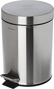 Blomus 66720 Papelera pedal 3 litros Nexio, acero inoxidable ...