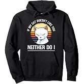 Grumpy Funny Cat Pullover Hoodie