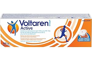 Voltaren Active Topical Pain Gel with No Mess Applicator, Inflammation Relief, 120g