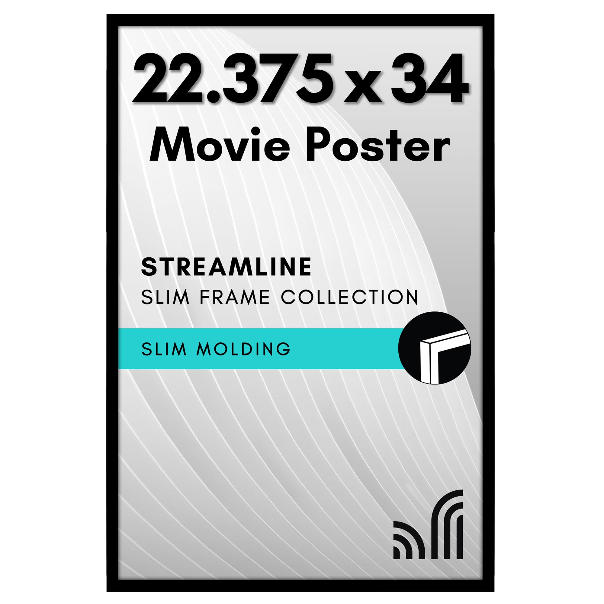Americanflat 22x34 Poster Frame with Polished