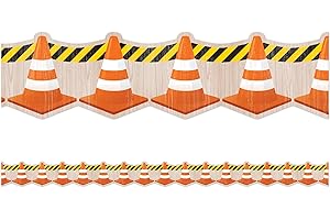 TEACHER CREATED RESOURCES Border Under Construction Cones 35 FEET