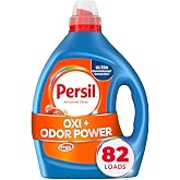 Persil Advanced Clean Oxi+Odor Laundry Detergent, 82 Loads, 82.5 Fl Oz | Deep Clean &amp; Care, Fights Tough Stains &amp; Odors, Protects Colors, Ultra Concentrated Formula, HE Safe, All Water Temperatures