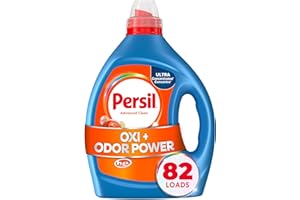 Persil® 2x Concentrated Liquid Laundry Detergent, Advanced Clean Oxi+Odor Power, 2.43L, 82 Loads (1 bottle)