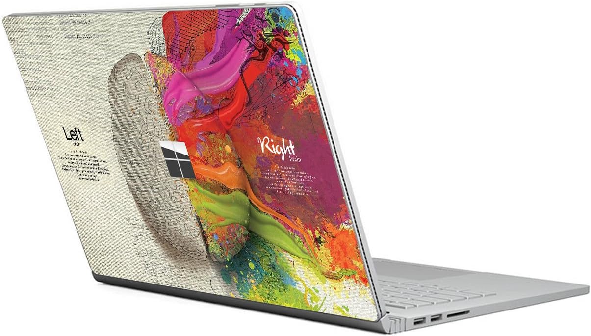 ChasBete Surface Laptop Decal Skin Left Right Brain Protective Vinyl Sticker Cover Precision Surface Laptop