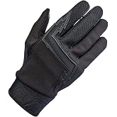 Biltwell | Baja | Motorcycle Gloves | CE Certified | Abrasion Resistance | Breathable Fabric | Leather Protection | Hard Knuckle Gaurds | Open Cuff