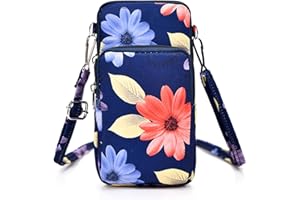 WATACHE Sports Armband Outdoor Sweat-Proof Running Armbag Cross-Body Shoulder Casual Wallet Purse Gym Fitness Cell Phone Bag Key Holder for iPhone 13 Pro Max/ 12 Pro Max/Xr, Galaxy S10 Plus(#13)