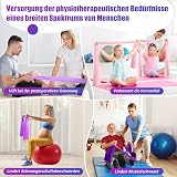COFOF Resistance Bands Set 4 Levels 1.8m with Carry Bag Fitness Yoga Pilates view 6