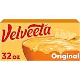 Velveeta Pasteurized Recipe Cheese Product, 1 Block Original, 32 oz | for Melting, Shredding and Slicing Melts Better Than Cheddar Cheese