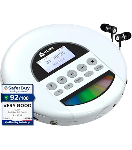 Toshiba Portable CD Player (with Speaker) TY-P2W (White)【Japan