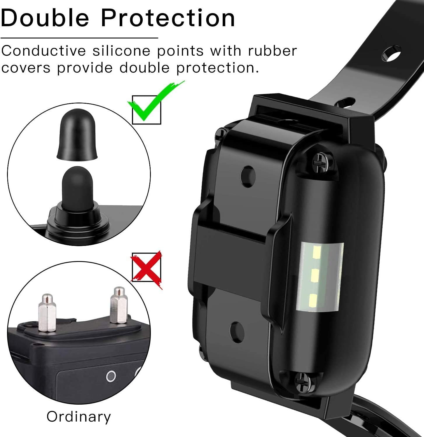 Slopehill Dog Training Collar, Small Size Shock Collar for Small to Large Dogs 5-140lbs, Waterproof and Rechargeable Electric Dog Collar with 2600Ft Remote, Vibration, Beep Shock Modes, Adjustable : Slopehill : Pet Supplies