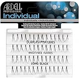 ARDELL DURALASH INDIVIDUAL EYELASHES KNOT FREE NATURALS FLARE LONG BLACK