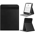 HoYiXi Universal Case for 6",6.8",7" Kindle Paperwhite/Colorsoft 2024-2019 Compatible 6-6.8" Kobo Clara HD/Kobo Clara 2E Leather Stand Cover for 6-6.8" Pocketbook/Tolino/Sony eReader,Black