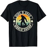 Retro Bigfoot Hide And Seek World Champion Sasquatch T-Shirt
