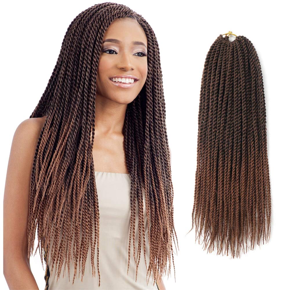 Toyotress 8packs 27strands Pack Senegalese Twist Crochet Hair