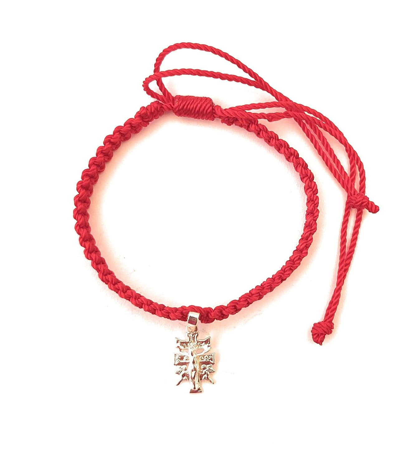 CRUZ DE CARAVACA DIJE PLATA LEY 9.25 AMULETO DE PROTECCION EN HILO ROJO CRUZ DE CARAVACA DIJE PLATA LEY 9.25 AMULETO DE PROTECCION EN HILO ROJO