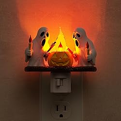 L LOHAS LED Halloween Night Light,Ghost Campfire