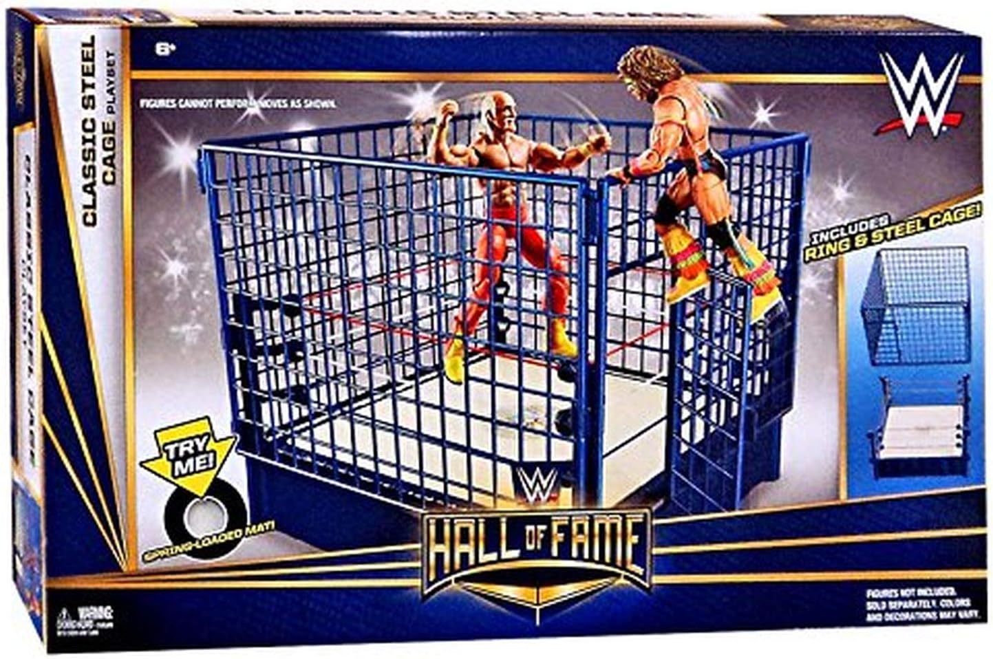 wwe cage ring playset