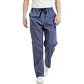 VOGRYE Scrub Pants for Men - Pants with 7 Pockets Waistband, Anti-Wrinkle Scrubs for Men
