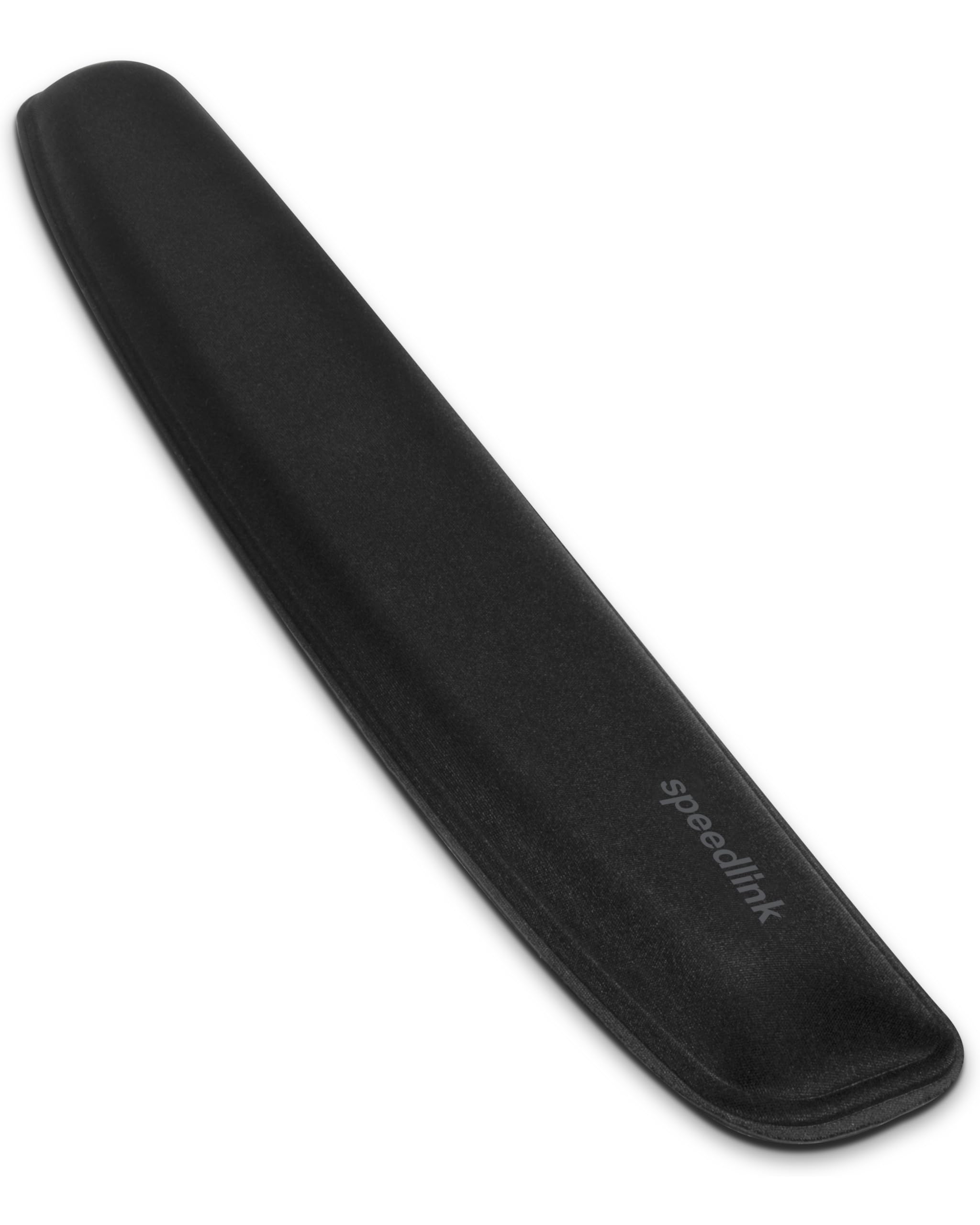 Speedlink SATEEN Ergonomic Wrist Rest - Soft Covering, Non-Slip Base, Black